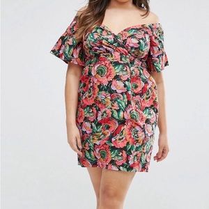 ASOS bold floral dress